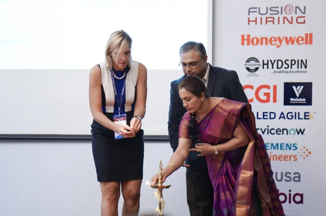 Event photographer working a product launch in Bangalore