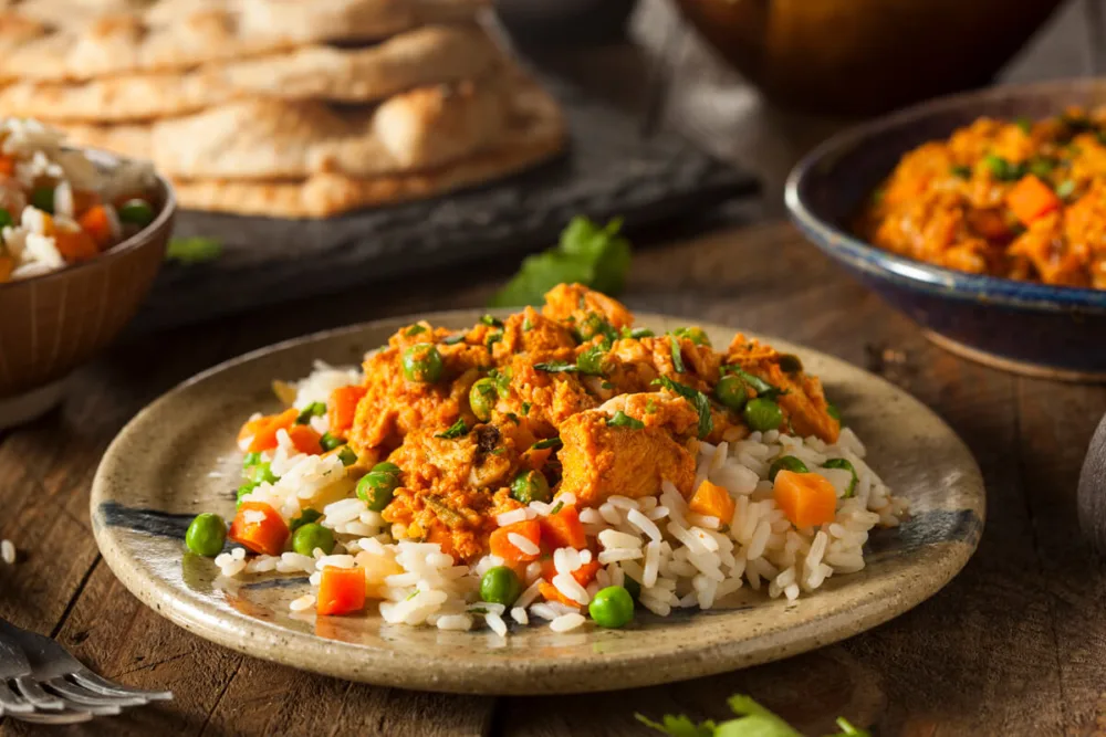 Rice with vegetables